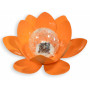 Déco lumineuse Solaire Lotus - Orange
