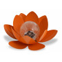 Déco lumineuse Solaire Lotus - Orange