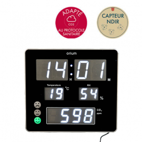 QUAELIS 18 CLOCK AND CO2 MEASURER