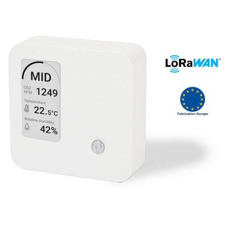 Capteur de CO2 connecté Lorawan