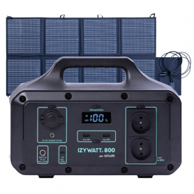 Pack générateur solaire IZYWATT 800 et panneau solaire 160W