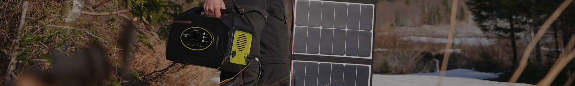 Kit solaire : Batteries nomades IZYWATT & panneaux solaires | Orium