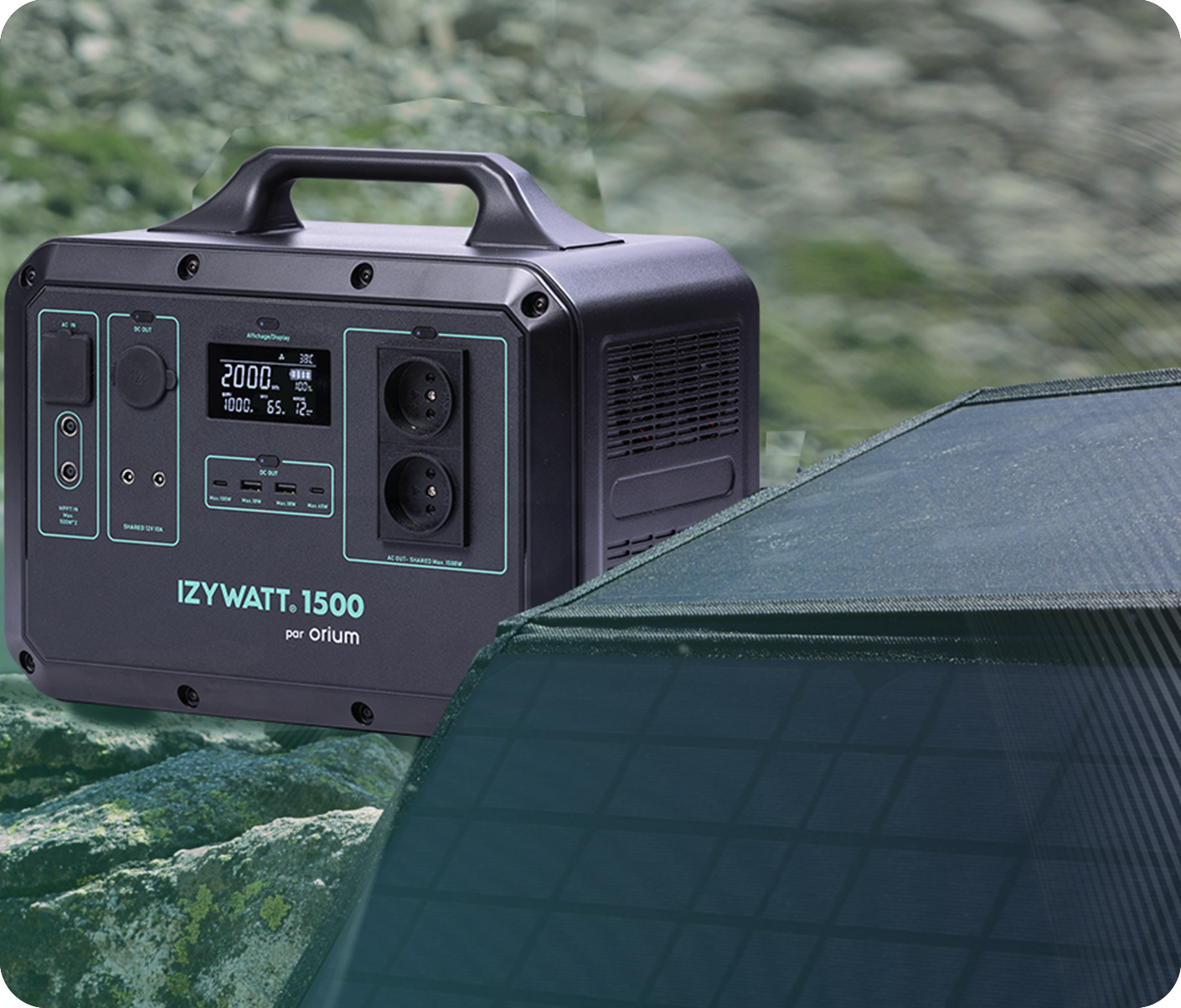 Batterie avec générateur 230V de secours Izywatt 1500 🔋 Pour stocker &  réutiliser l'électricité ⚡ 