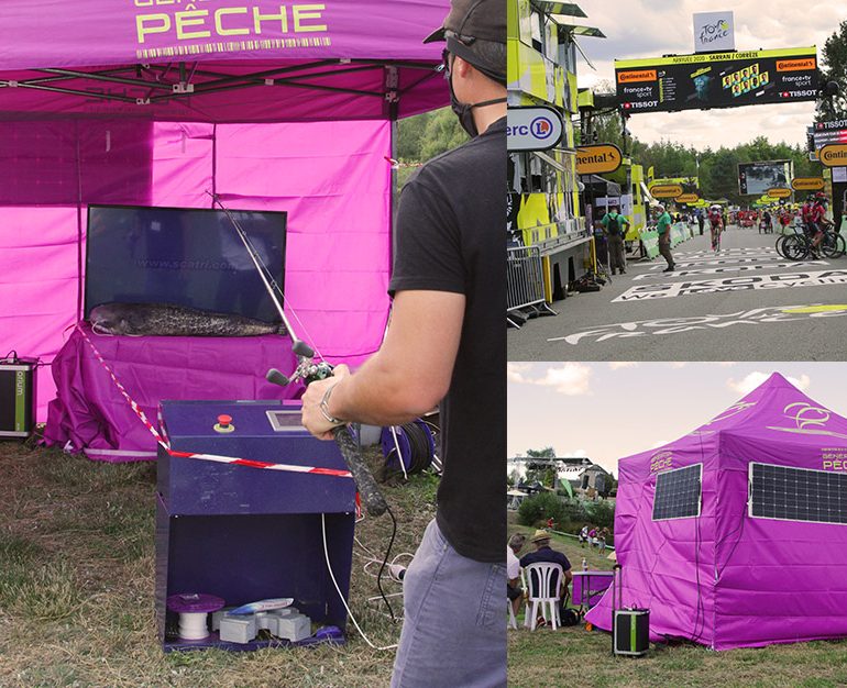 les stations d'énergie izywatt au tour de france