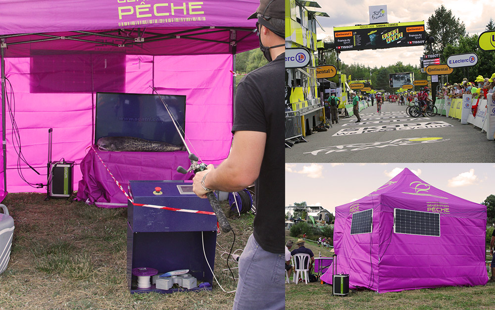 les stations d'énergie izywatt au tour de france