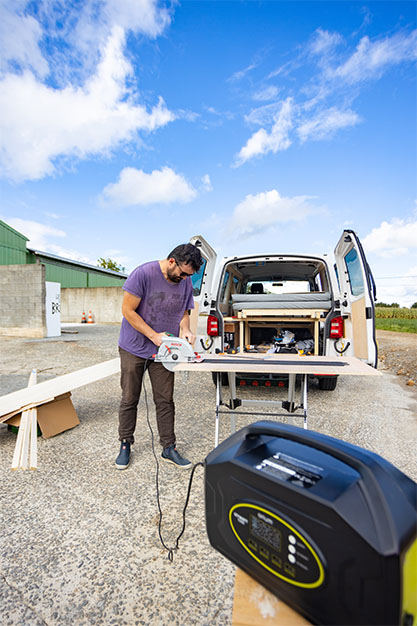 Batterie nomade pour camping-car et van aménagé - Captivan