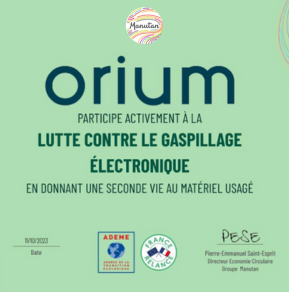 Orium participe à la lutte contre le gaspillage électronique