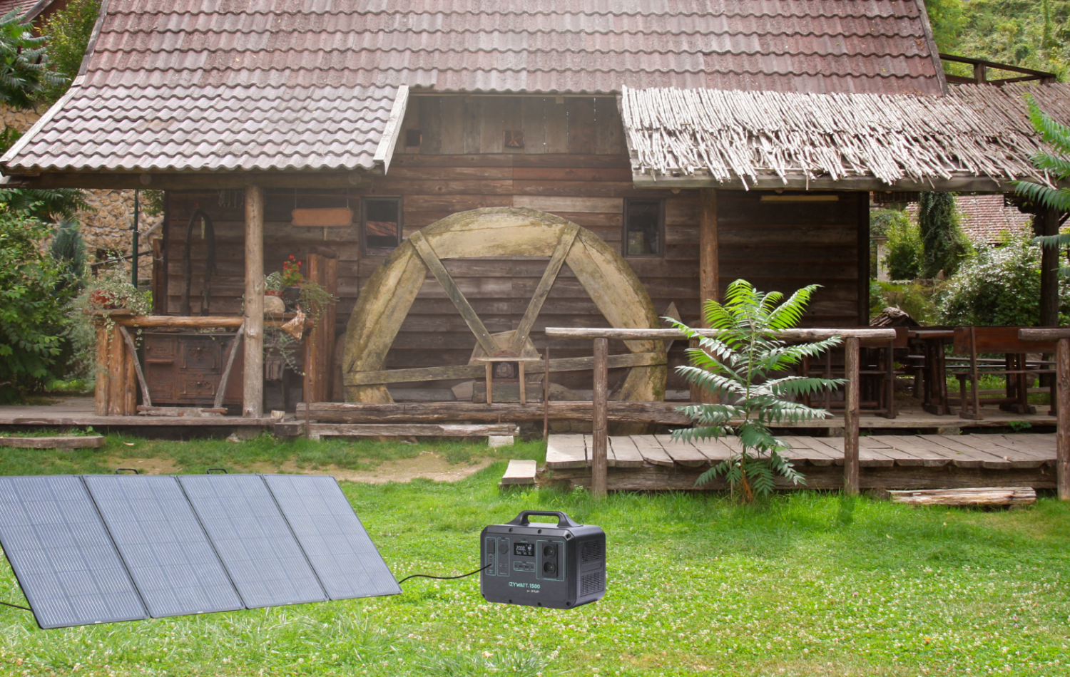 Batteries portables IZYWATT pour chalet isolé