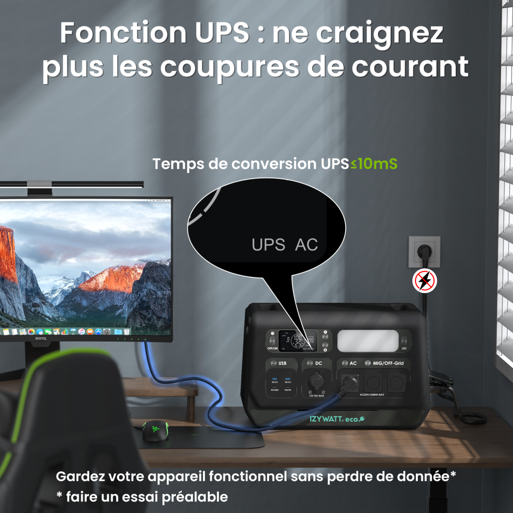 Station électrique portable IZYWATT.eco Orium