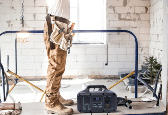 chantier, Batterie IZYWATT, chantier, BTP