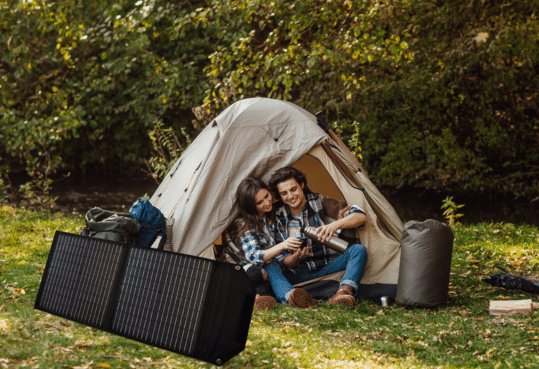 camping, vacances, nomade, panneaux solaires, batteries IZYWATT Orium